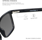 ANDWOOD Blue Light Blocking Glasses Men Women Computer Filter Large Frame Bluelight Blocker Anti Blue Ray Lightweight AR002