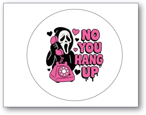 No you Hang up, Custom Edible image for cakes. Make your Own Cake Toppers, Different sizes, Birthday Cake Topper, Bento cake,Halloween spooky scary movie theme.