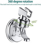 Suction Cup Shower Head Holder Handheld Shower head Bracket Adjustable Shower Holder, Removable Handheld Showerhead & Wall Mounted Suction Bracket