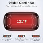 Hand Warmers Rechargeable, Portable Electric Hand Warmer, Double-Sided Heating USB Pocket Heater Therapy Great for Raynauds, Hunting, Golf, Camping, Women Mens Gifts