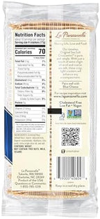 La Panzanella Croccantini, Original Sea Salt Crackers (Pack of 12) - Light Artisanal Crackers, Charcuterie Crackers, Non-GMO, Kosher, 12 x 6 oz