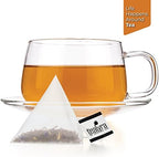 Tealyra - Cream Earl Grey Tea Pyramids Bags - Classic Black Leaf Tea - Citrusy with Vannilla Flavor - 25 Sachets (2-ounce)