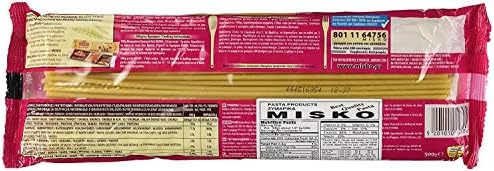 Misko #2 Greek Macaroni Pastitsio Pasta Noodles 500g (5 Pack)