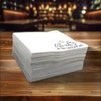 Infusion Personalized 2-Ply Paper Cocktail Napkins - Customizable for Jewish Bar/Bat Mitzvah Parties (Bar Mitzvah)