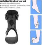 AFO Drop Foot Brace for Hemiplegia Stroke Varus Foot Improve Walking Gait, Effective Relieve Pain for Walking with Shoes, Lightweight & Invisible (M, Right foot)