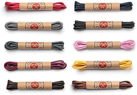 Dress Laces - Premium Round Waxed Cotton Laces - Cobbler's Choice Shoelaces
