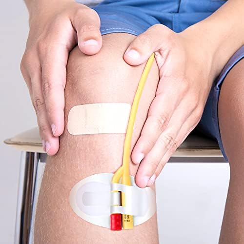 HEALLILY 6Pcs G-Tube Holder Concealment Gastrostomy Tubes Sticker Abdominal Feeding Tubes Dialysis Catheter Tube Holder Catheter Stabilization Device 1