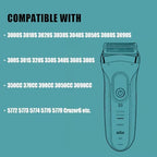 32B Shaver Head for Braun Series 3, Replacement Foil & Cutter Cassette Suitable for Braun Foil Shaver 3000s 3010s 3020s 3030s 3040s 3050cc 3070cc 3080s 3090cc 320 330 340 350cc [2 Pack]