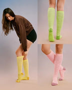 FITRELL 4 Pairs Compression Socks for Women & Men, 15-20mmHg Circulation Support for Athletic Travel Daily Wear