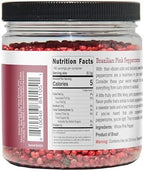Viva Doria Brazilian Pink Peppercorns, Steam Sterilized Whole Pink Pepper, 4 Oz