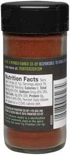 Frontier Co-op Smoked Ground Paprika, All Natural Paprika Powder, Kosher | 1.87 Ounce (Pack of 1)
