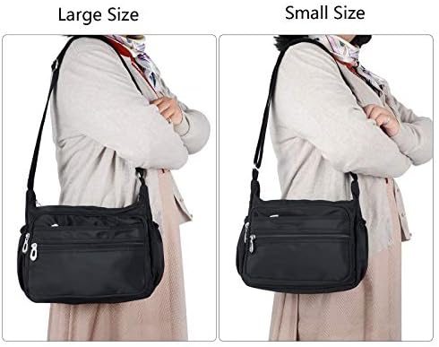 NOTAG Crossbody Bag for Women Waterproof Shoulder Bag Messenger Bag Casual Nylon Purse Handbag