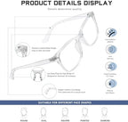Reading Glasses for Women Men - Blue Light Blocking UV Filter Computer Readers,Anti Eyestrain Eyeglasses
