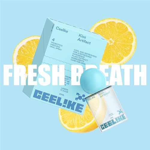 Oral Spray - Fresh Breath, Mint & Lemon Flavors, 20ml (Pack of 2) - Natural Freshness for Daily Oral Care