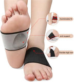 Arch Support Bands, 2 Pairs Copper Arch Support Relief Plus Braces Sleeves with Gel Pad for Plantar Fasciitis Relief, Foot Orthotic Compression Bands for Flat Feet, Fallen Arches, Arch Pain (S, Black)