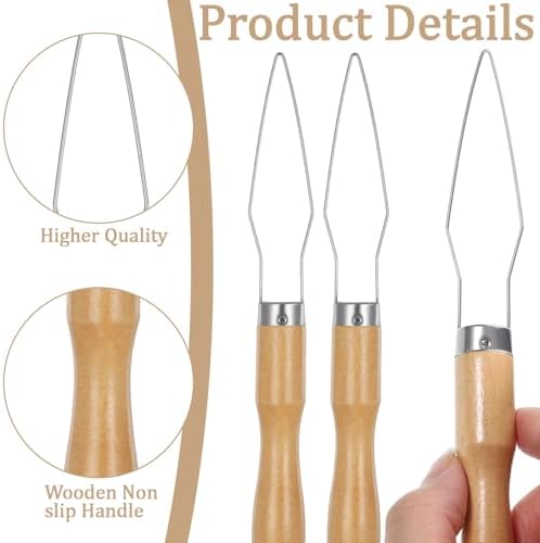 3Pcs Easy Button Hook Comfort Wide Grip Button Assist Device Buttons Helper Tool with Easy-Grip Wooden Handle Buttons Hook Assist Device for Limited Dexterity Caused