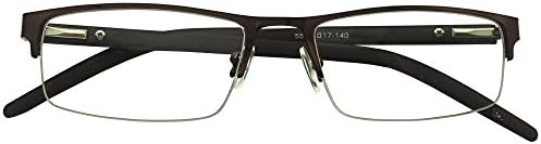 Computer Reading Glasses Anti Blue Ray Half Rim Readers