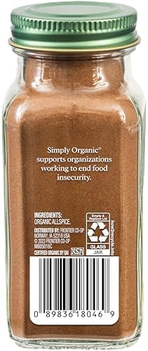 Simply Organic Allspice, Organic, 2.57 Ounce