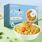 Hethstia Konjac Rice, 12 Packs Low Carb Shirataki Rice, Keto, Vegan, Gluten-Free, Sugar-Free, Low Calorie, 0 Fat, Ready-to-Eat Healthy Food & Holiday Gifts