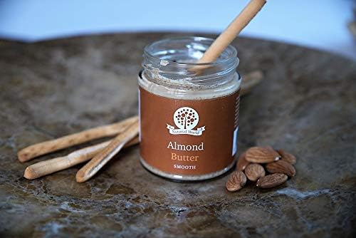 Nutural World - Smooth Almond Nut Butter 35 Oz (1kg) - New Packaging - 100% Pure - single ingredient - Great Taste Award Winner