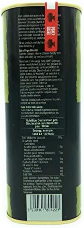 Terra Creta Extra Virgin Olive Oil 1lt Metal Tin
