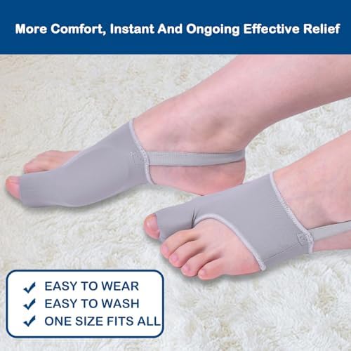 Hallux valgus correction device, toe correction device. Suitable for both men and women for the correction of hallux valgus. Hallux valgus splint (gray)