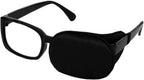 Kid/Adult Visual Acuity Recovery Silk Eye Cover, Training Amblyopia Strabismus Corrected Lazy Eye Patches for Glasses (Black)