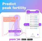 Easy@Home Ovulation Test Strips Powered by Premom Ovulation Predictor APP, FSA Eligible, 40 Ovulation Test and 10 Pregnancy Test Strips, 40LH +10HCG | Package May Vary