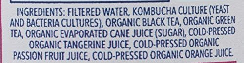 Health Ade, Kombucha Passion Tangerine Organic, 16 Fl Oz