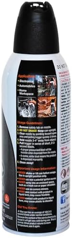 Falcon Compressed Gas (152a) Disposable Cleaning Duster 3 Count, 10 oz. Can (DPSXL3)