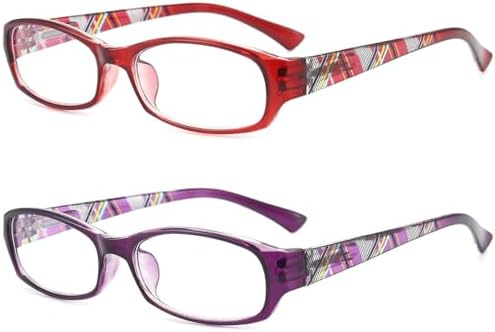 Reading Glasses for Women with Spring hinges 1.50 Lightweight Computer Readers with Blue Light Protection and Case