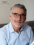 Eyekepper 5-Pack Spring Hinges 80's Classic Reading Glasses Amber +0.75