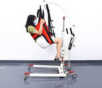 Patient Lift Toileting Sling Large Mesh Sling for Shower Home Use Electric Transfer Belt with Head Support Medical Handicap Commode Full Body Sling, Padded Toileting Sling 20