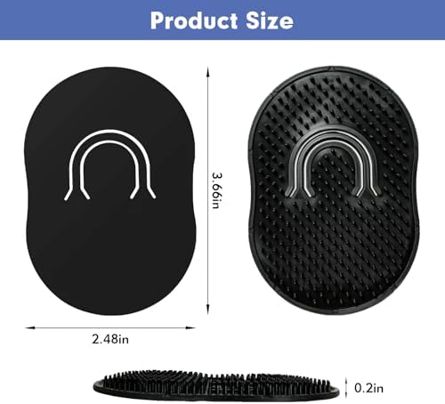 12Pcs Pocket Combs for Men, Soft Portable Hand Comb, Shampoo Scalp Beard Combs Massage Pocket Comb for Men