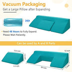 Bed Sore Turning Wedge Pillow for Sleeping Positioning Bed Sores Treatment Pressure Ulcer Cushion Bedridden Patient Elderly Anti Bedsore Turn Over Pad Triangle Medical Nursing After Surgery Wedges