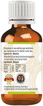 Greenwood Essential Benzoin Essential Oil (Styrax Benzoin) Pure | Viscous Texture | Rich Aroma | Unisex | All Skin Types |Natural Extract Steam Distilled 50ml (1.69 oz)