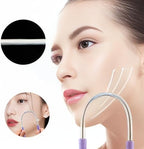 4 Pcs Facial Hair Remover Manual Epilator Spring Spring Face Hair Remover with Handle Hair Epilator Tool (Random Color)