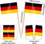 AhfuLife 100pcs World Cup Toothpick Flags Cake Toppers for World Cup Soccer 2026 Decorations, 48 Countries Cocktail Stick Flags for Sandwich Cupcake Toppers Soccer Bar Party Supplies