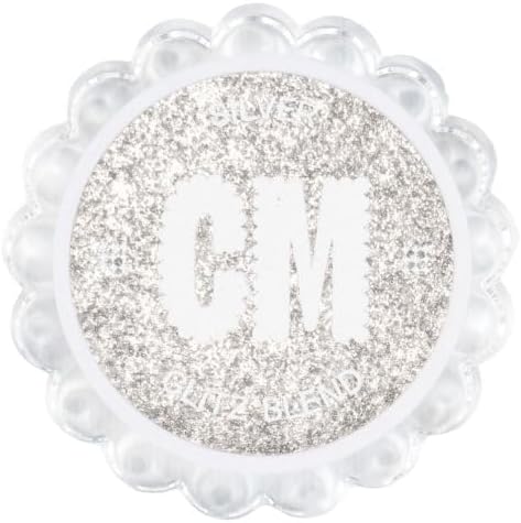 Colour Mill Glitz Blend Powder Food Color, 10 Milliliters Silver