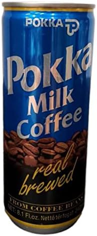 POKKA Coffee 9-Pack Set - Milk Coffee, Vanilla Coffee, Cappuccino, 8.1 Fl Oz (240ml) Each (Milk Coffee)