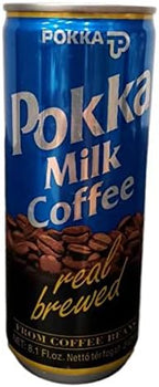 POKKA Coffee 9-Pack Set - Milk Coffee, Vanilla Coffee, Cappuccino, 8.1 Fl Oz (240ml) Each (Milk Coffee)