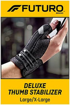 FUTURO Deluxe Thumb Stabilizer, Improves Stability, Moderate Stabilizing Support, Large/X-Large