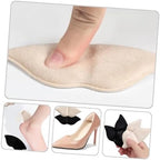 MAGICLULU 4 Pairs Lip-Shaped High Heel Cushions Adhesive Heel Pads Soft Foam Liners for Women Comfortable Wear-Resistant Shoe Inserts for Foot Protection