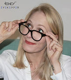Eyekepper Oversize Reading Glasses Women Stylish Readers - Black +2.00
