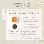 Makaibari Himalayan Spring Darjeeling Black Tea 50 cups (100g/3.5oz)| Single Estate Loose Leaf Tea
