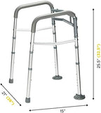 Medical king Toilet Safety Rail - Adjustable Detachable Toilet Safety Frame with Handles Heavy-Duty Toilet Safety Rails Stand Alone - Toilet Safety Rails for Elderly, Handicapped - Fits Most Toilets
