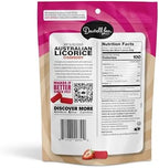 Darrell Lea Soft Australian Licorice, Non-GMO, No Palm Oil, Vegetarian Friendly, No High Fructose Corn Syrup, Soft & Chewy Licorice Candy, Made in Australia (Strawberry, 7 Ounce (Pack of 8))