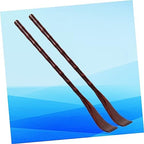 FOMIYES Handheld Wooden Tickle Pick Telescopic Back Scratcher Cast Itch Scratcher Back Massager