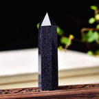 Natural Crystal Blue Sandstone Crystal Point Mineral Stone Obelisk 50-60mm