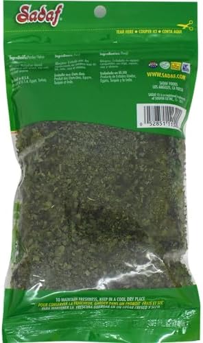 Sadaf Parsley Flakes - Parsley Flakes for Cooking & Food Flavoring - Middle Eastern Cuisine - Perejil - Kosher and Vegetarian - 1 oz Resealable Bag